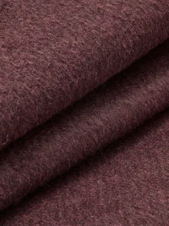 Elegant Wool-Blend Long Coat