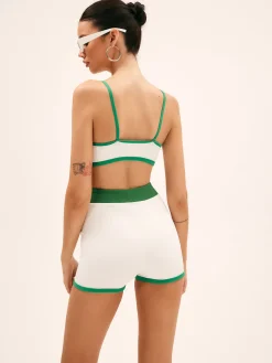 Emerald Contrast Bikini Bottom