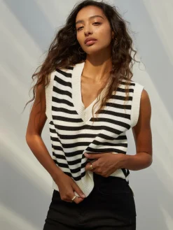 Essential Stripe Sweater Vest