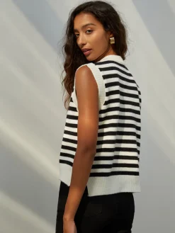 Essential Stripe Sweater Vest