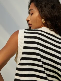 Essential Stripe Sweater Vest