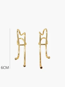 Exaggerated Retro Long Earrings