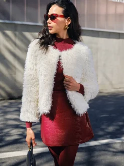 Faux Fur Short Coat
