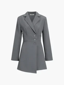 First Choice Blazer Long Sleeve Short Dress