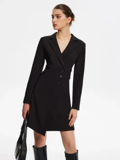 First Choice Blazer Long Sleeve Short Dress