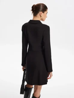 First Choice Blazer Long Sleeve Short Dress