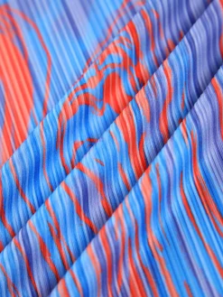 Flaming Passions Cowl Neck Long Dress