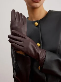 Fleece Lined Goatskin Gloves