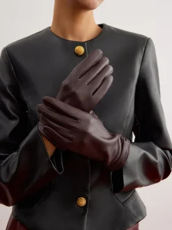 Fleece Lined Goatskin Gloves
