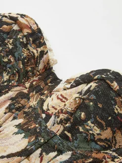 Floral Drawstring Corset