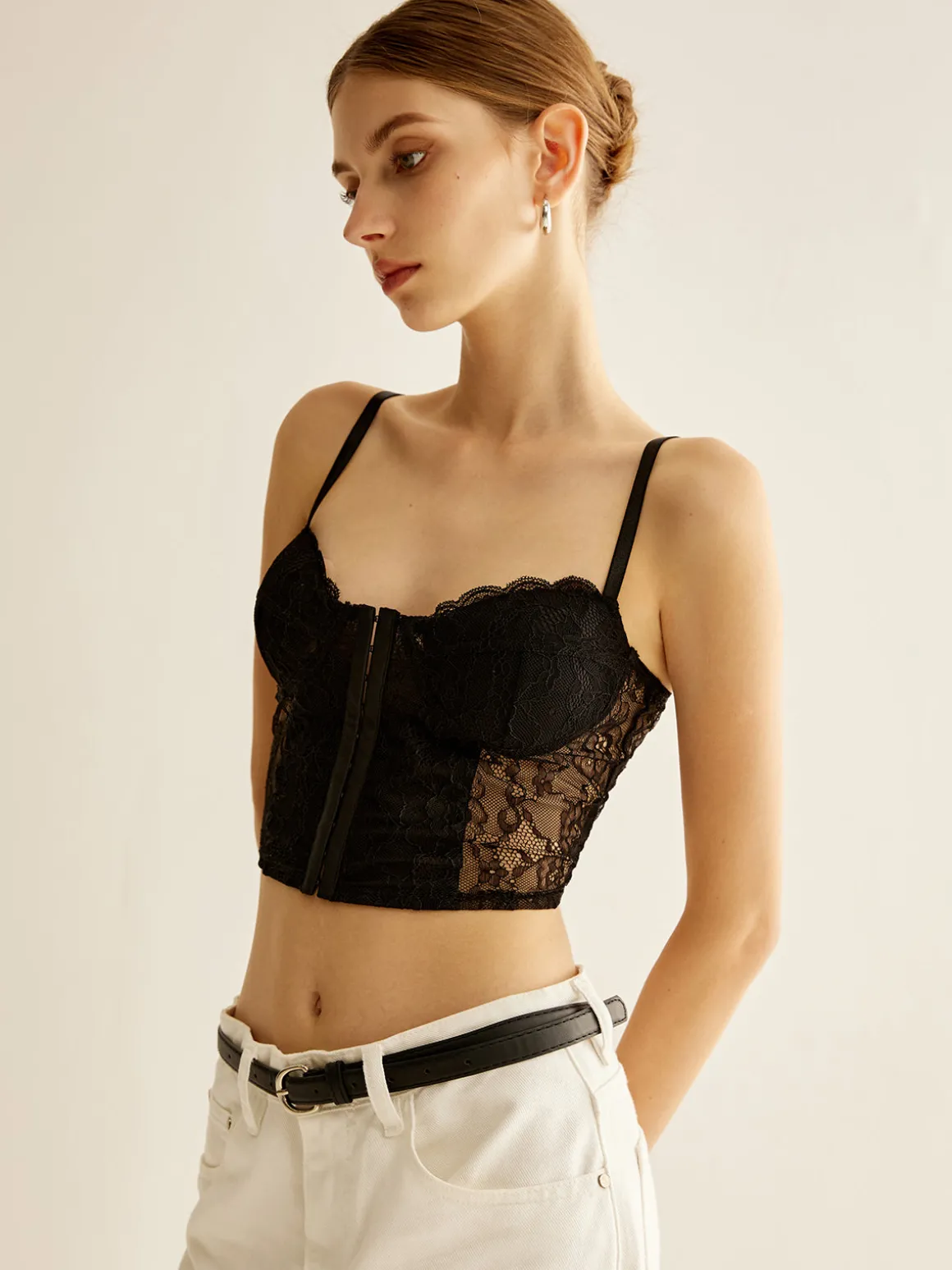 Floral Lace Corset Top