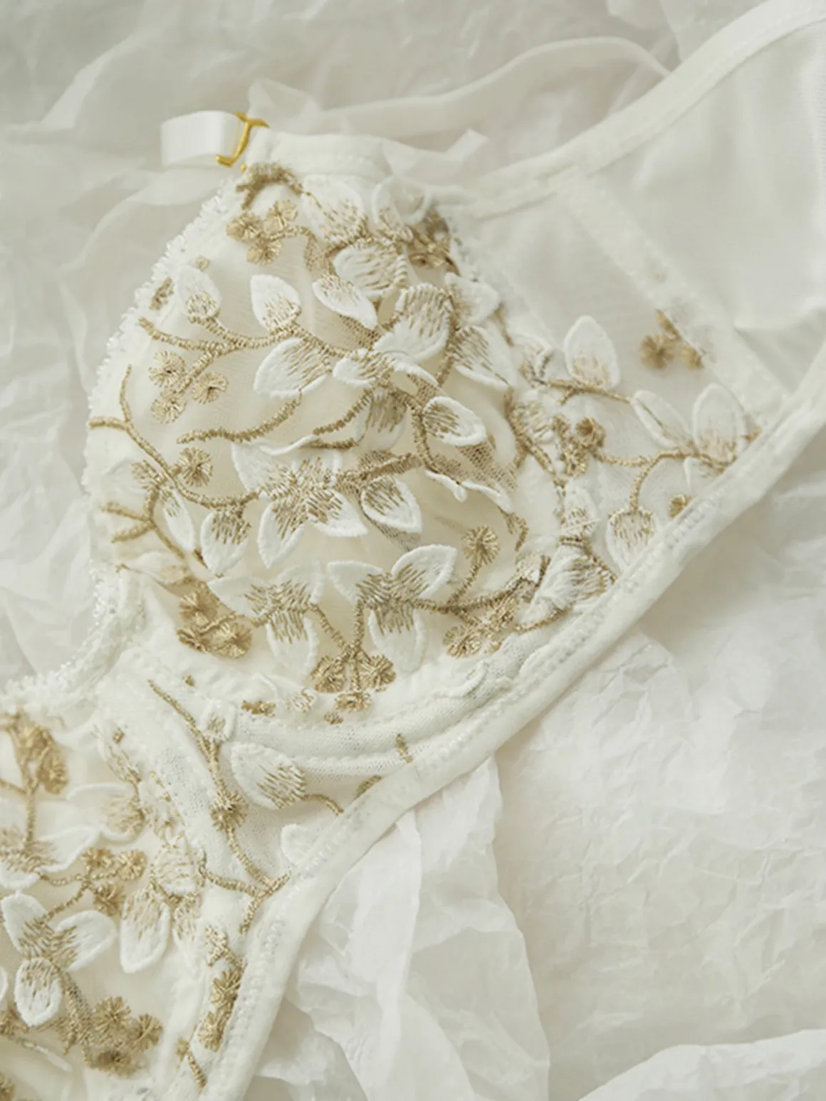 Floral Mesh Lace Crop Corset Top