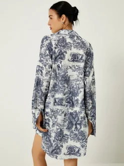 Floral Print Three Piece Shorts Set