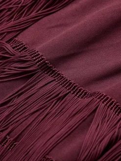 Florence Fringed Open Back Short Dress