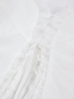 Fly Away Fairytale Lace Trim Crop Cami Top