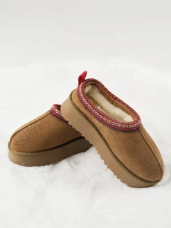 Fur Integrated Platform Snow Boots
