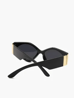 Geometric Frame Cat-Eye Sunglasses