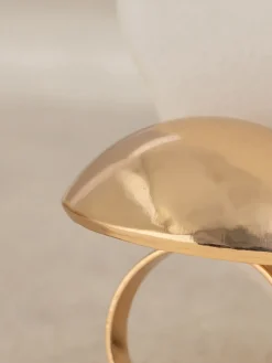 Geometric Half Ball Ring