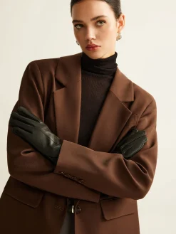 Goatskin Windproof Fleece Lined Gloves