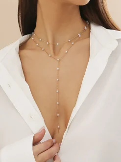 Gold Plated Handmade Pearl Necklace