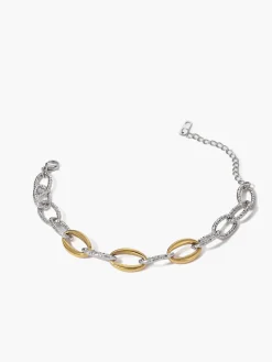 Golden & Silver Link  Bracelet