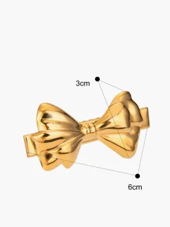 Golden Bow Hair Accessory