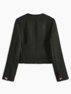 Golden Bow Tweed Blazer