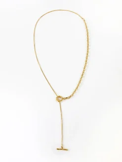 Golden Lariat Y-Necklace