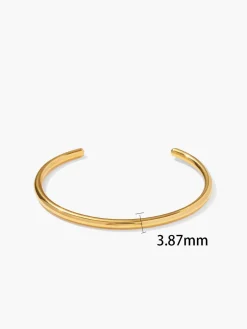 Golden Open Bracelet
