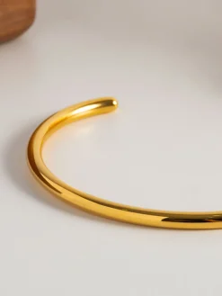 Golden Open Bracelet