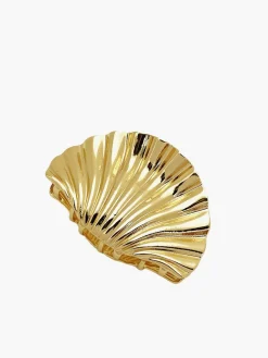 Golden Shell Hair Claw