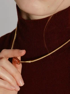 Golden Snake Chain Necklace