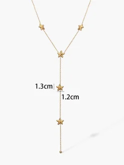 Golden Star Tassel Necklace