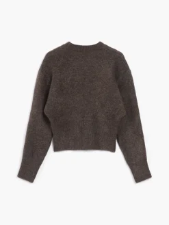 Half Zip Fuzzy Sweater
