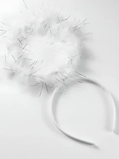 Halloween Heart Feather Headband