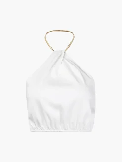 Halter Crop Sleeveless Top
