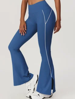 High Waist Hip-Lifting Flare Leggings