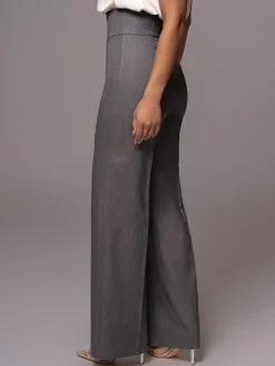 High Waistline Straight Leg Pants