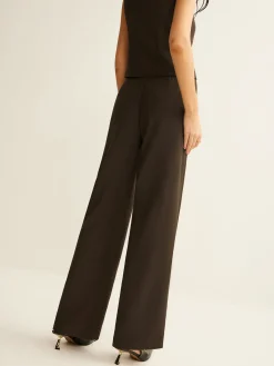 High-Waist Straight Pants