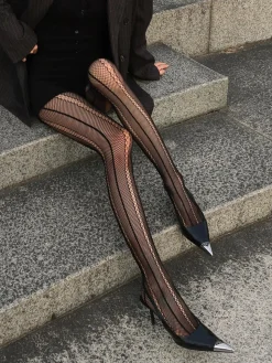 Hollow Sheer Soft Touch Tights