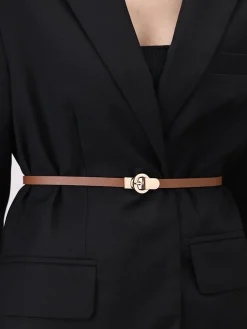 Hook Buckle Skinny Belt