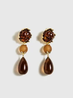 Irregular Geometric Drop Earrings