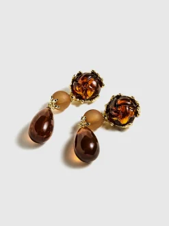Irregular Geometric Drop Earrings