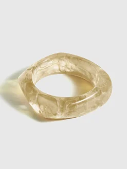 Irregular Wide Edge Acrylic Bracelet
