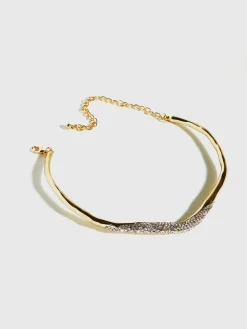 Irregular Ziron Choker Necklace