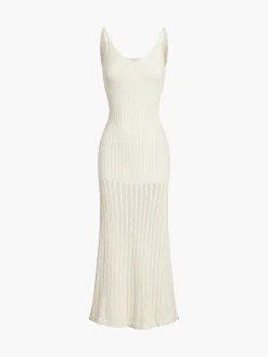 Jacquard Knit Midi Dress