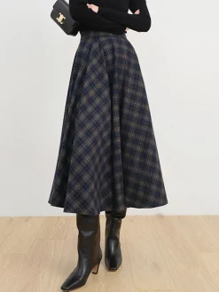 Keep In Check Long Skirt