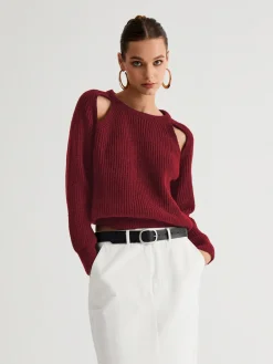 Keep Me Close Cutout Sweater