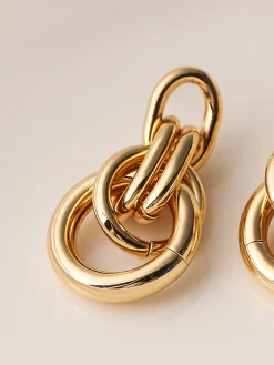 Knot Chunky Hoop Earrings