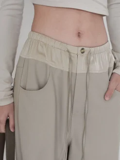 Knotted Wide Leg Pants